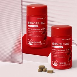 Holidays 홀리데이즈 콜레우스핏 더 레드 60정 2병 2개월분 Holidays Coleus Fit The Red 60 Tablets x 2 Bottles (2-Month Supply)