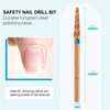 Cnynail 3/32" Small Cone Clean Medium Grit Carbide Cuticle Cleaner