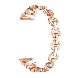 ahayo Alloy Bracelet for Garmin Venu 2 Plus/Venu Sq, Quick Release 20 mm Metal Watch Strap with Bling Crystal Women's Hollow Strap for Vivoactive 5, Vivomove Sport, Forerunner 158, Metal