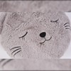 Atmosphera Children's Cushion Cat Faux Fur Diameter 28 cm Grey