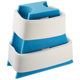 Rolyan Abduction Pillow, Small, Durable Foam Pillow for with Hip Abduction, Foam Block with Velfoam Strap to Secure and Comfort the Legs and Hips and Reduce Pain, Velfoam Straps Securely Fasten Block