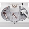 Makeup Brush Cleaning Bowl, Compact Lightweight Accessory for Travel and
