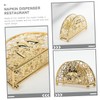 Ciieeo Elegant Metal Napkin Holder Decorative Tissue Dispenser for Kitchen