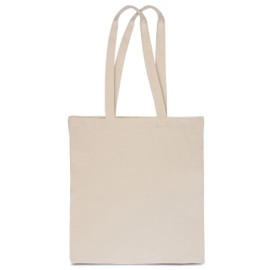 SAKETOS Fabric Bag 38 x 42 cm - Tote Bag - Fabric Bag for Painting Unprinted 1, 5, 10, 25, 50 Pieces - Cotton Bag with Two Long Handles - Carry Bag, Shopping Bags, natural