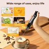 Milk Frother Handheld Rechargeable with Stand Frother Wand Foam Maker