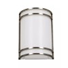 Miseno 3000 Kelvin LED Wall Sconce in Brushed Nickel FLWL120LED30BN