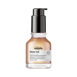 L'Oréal Professionnel Concentrated oil for all hair types, anti-frizz leave-in, heat protection and silky shine, series Expert, metal DX oil, 50 ml