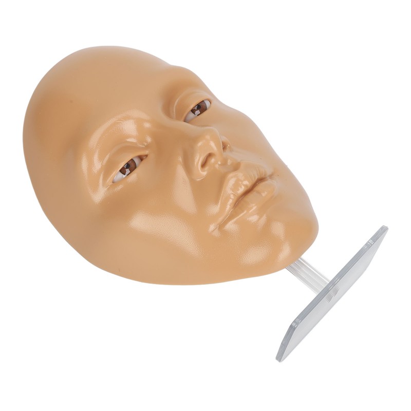 Makeup Practice Face Board 5D Silicone Mannequin Face for Eyes