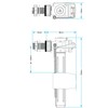 Skylo ½" (15mm) BRASS Side Entry Float valve