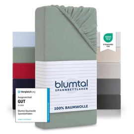 Blumtal Basics Fitted Sheet, 100% Cotton.