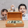 Wooden Lockable Currency Tray, Single Row Currency Tray, Cash Organizer