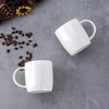GBHOME 12 OZ Off White Coffee Mugs Set, Porcelain Coffee