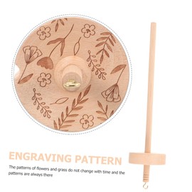 STOBOK Wooden Thread Holder Drop Knitting Yarn Holder Wooden Spool Embroidery Yarn Rack