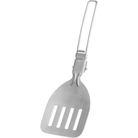 Stainless Steel Spatulas, Foldable Heat Resistant Metal Spatula Portable Cooking Folding Spatula Food Camping Cookware for Outdoor Frying Hiking Picnic and Camping Cooking Utensils