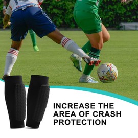 Soccer Shin Pads Shin Guards, Soccer Shin Pads Guards for Kids Youth Adult, Football Shin Guards with Superior Impact Absorption, Lightweight Breathable (S)