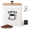 PERFNIQUE Coffee Canister, Airtight Coffee Bean Storage Container, Café Grounds