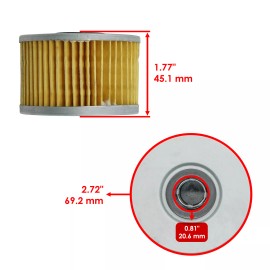 Caltric Oil Filters For Honda Talon 1000R SXS1000S2R / Talon 1000X SXS1000S2X  2019-2022