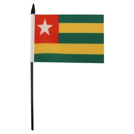 AZ FLAG - Table Flag Togo - 15 x 10 cm - Togolese Table Flag 10 x 15 cm - Flags