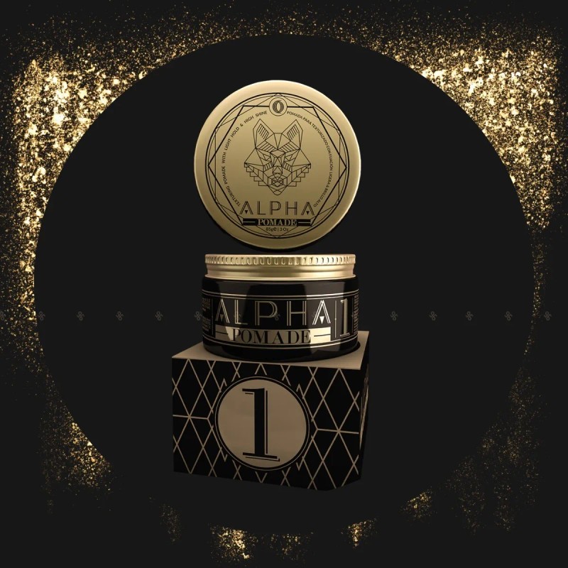 Pomada Modeladora Cabello Barba Ouro® Barber Alpha Pomade