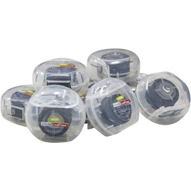 Vivid Fibra dental de PTFE, fácil deslizamiento entre los dientes sin trituración, 4 metros, sabor a menta, SlydeFloss, Pack of 72