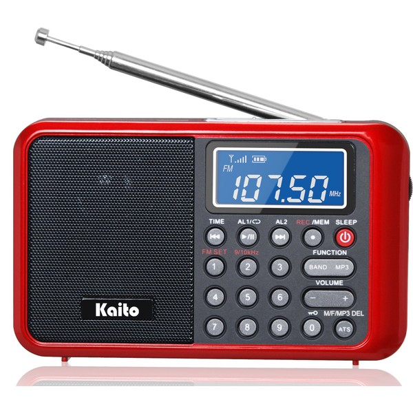 Kaito KA108 Super Sound Quality AM FM Shortwave Radio with