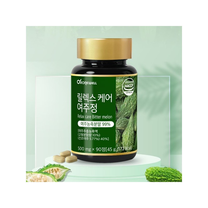 Ronioel 릴렉스케어 여주정 90정 (3개월분) Relax Care Bitter Melon Extract