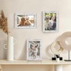 TOFOREVO 4x6 Picture Frames Set of 6 Distressed White Wood