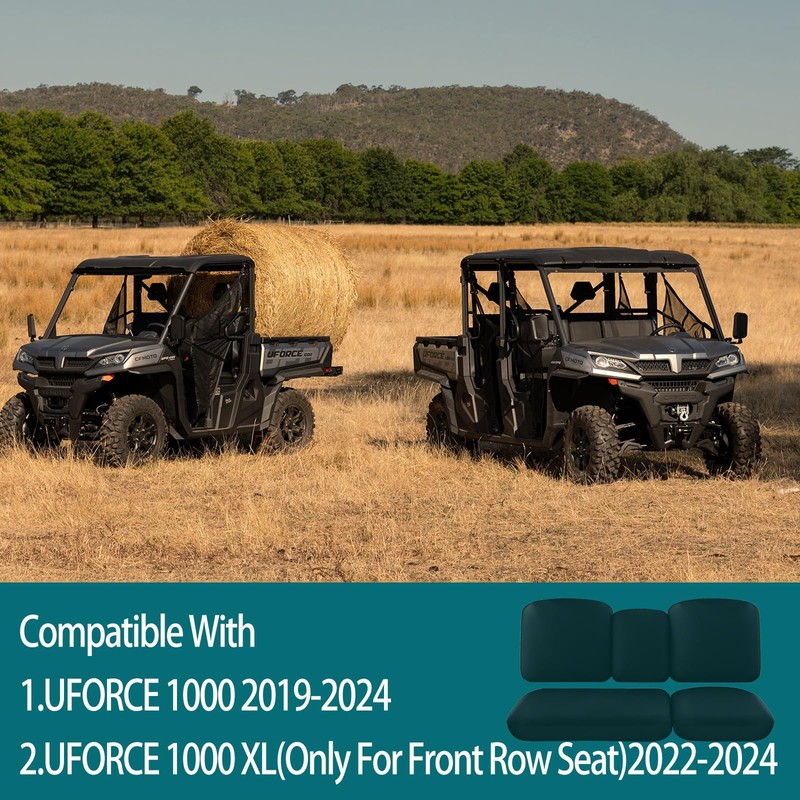 YONQIFON UTV Uforce Seat Covers 1680D Oxford Compatible with CFMOTO