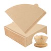Coffee Filter Papers 300pcs Unbleached Compatible with Size 02 Filter