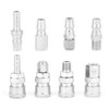 Quick Fitting Connector Kit,8Pcs 3/8 Pneumatic Quick Fittings Release Plug
