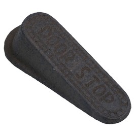 AB Tools Plain Door Stop Cast Iron Metal Rustic Doorstop Wedge House Home Shed