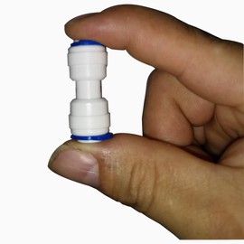 CESFONJER 1/4" OD Quick Connect | 1/4" to 1/4" Push-Fit Fitting | Fittings for Ro Water Filters | Water Filter Dispensers and Reverse Osmosis (15 pieces)
