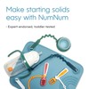 NumNum Silicone Placemat w/Pincer Grasp Grooves for Toddlers, Baby, &
