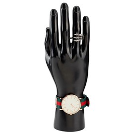 PH PandaHall Male Mannequin Hand Display Rack, Right Hand Model Ring Display Rack Watch Display Rack, Bracelet Glove Organizer Rack for Home Store Display Sales, 3.6x2.3x10, Black
