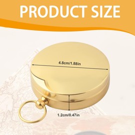 LACHT Compass, Outdoor Compass, Waterproof Pocket Compass, Hiking Compass, Portable for Outdoor Camping Navigation, Orienteering and Survival