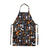 Like Shop Mandil Chef Estampado Con Bolsas Plastico 100% Algodón