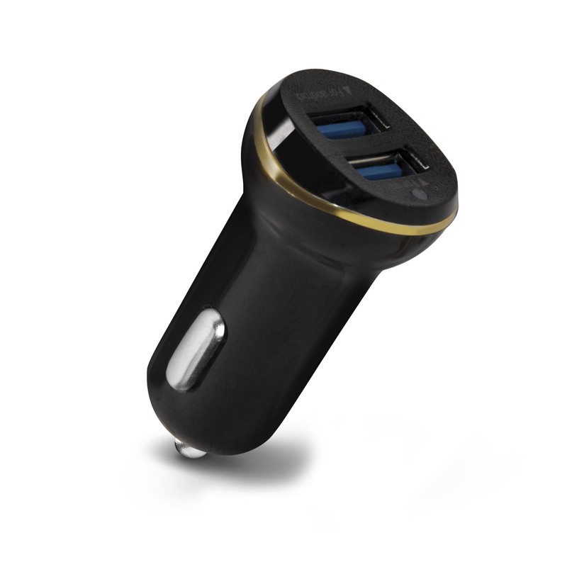 Lloyds Cargador de Auto USB Doble Puerto con Protección de