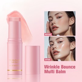Deep Wrinkle Filler Collagen Stick for Face & Lips,Multi-Action Anti-Aging Balm Stick with Hydrating Collagen Wand,Firming Treatment Stic/k for Fine Lines Reduction,Portable Coll/agen Boosting St/ick
