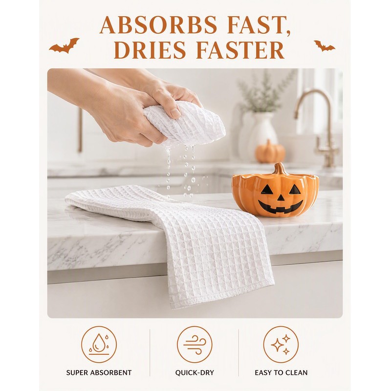 Halloween Dog Kitchen Towel, Gifts for Border Collie Lovers-B10