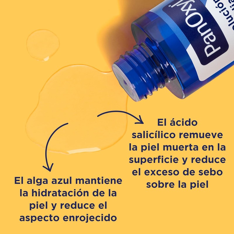 PanOxyl Solución Exfoliante Aclarante con 2% Ácido Salicílico 118 ml