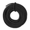 Reflective Elastic Cord 1/7 Diameter Black Bungee Cords for Camping,Tie