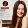 Onilyua Dark Brown Hair Dye Shampoo, 3 in 1 Natural