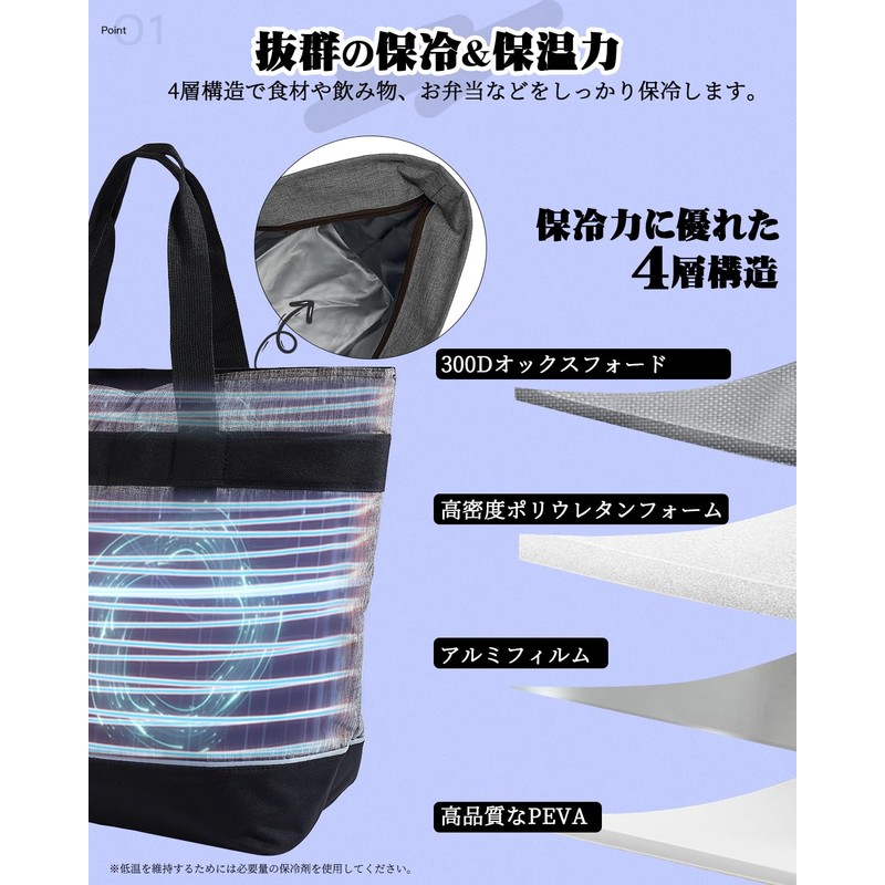 Keeps Cold for a Long Time; Insulated Bag Cooler Bag,