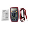Pocket Manual Ranging Digital Multimeter with 2 Test Leads Set,