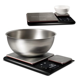 Heston Blumenthal Precision by Salter 1049A HBBKDR Premium Dual Platform Precision Kitchen Scale,10 Kg High Capacity, 200 g Precision Platform,Easy Read, Metric/Imperial, Add & Weigh, Stainless Steel