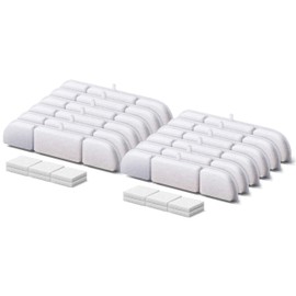 DownyPaws Cat Water Fountain Replacement Filter for 12 Packs, 12 Months of Replacement Filters for DPWFP6