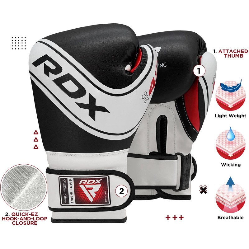 RDX Kids Boxing Gloves for Training, Muay Thai - Maya
