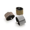 VINGTAINE H7529-GY Magnetic Studded Hair Cuff, Wrap One, Pony Hook,