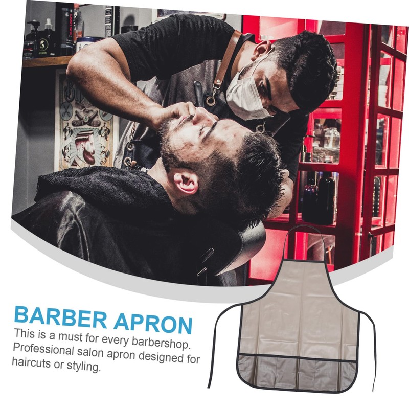 IWOWHERO Hairdressing Cape for Stylists Oilproof Apron with Pocket Design