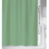 Spirella Anti-Mould Shower Curtain - Anti-Bacterial, Washable, Waterproof - Polyester,